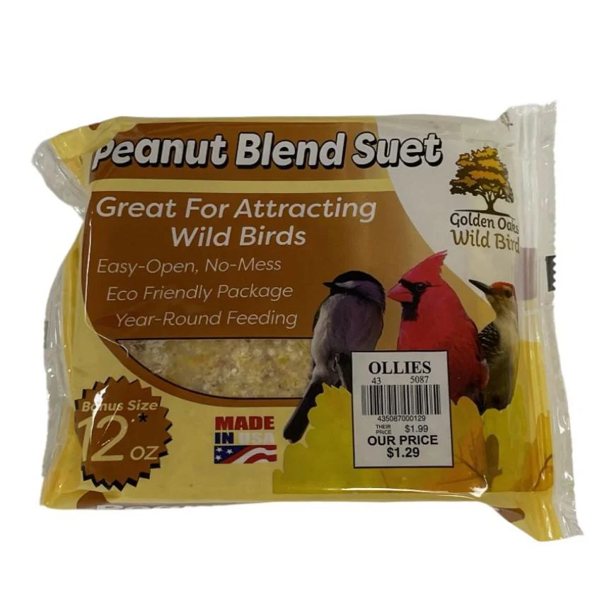 Golden Oaks Wild Bird Suet 12 oz. - Image 3