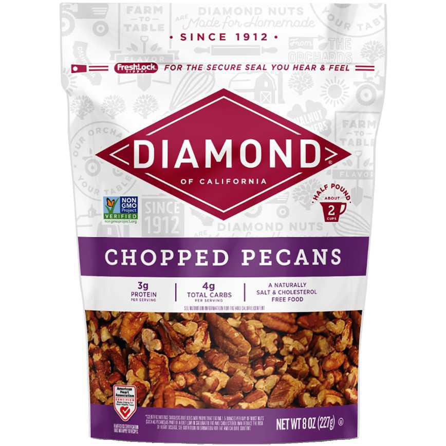 Diamond of California Chopped Pecans 8 oz.